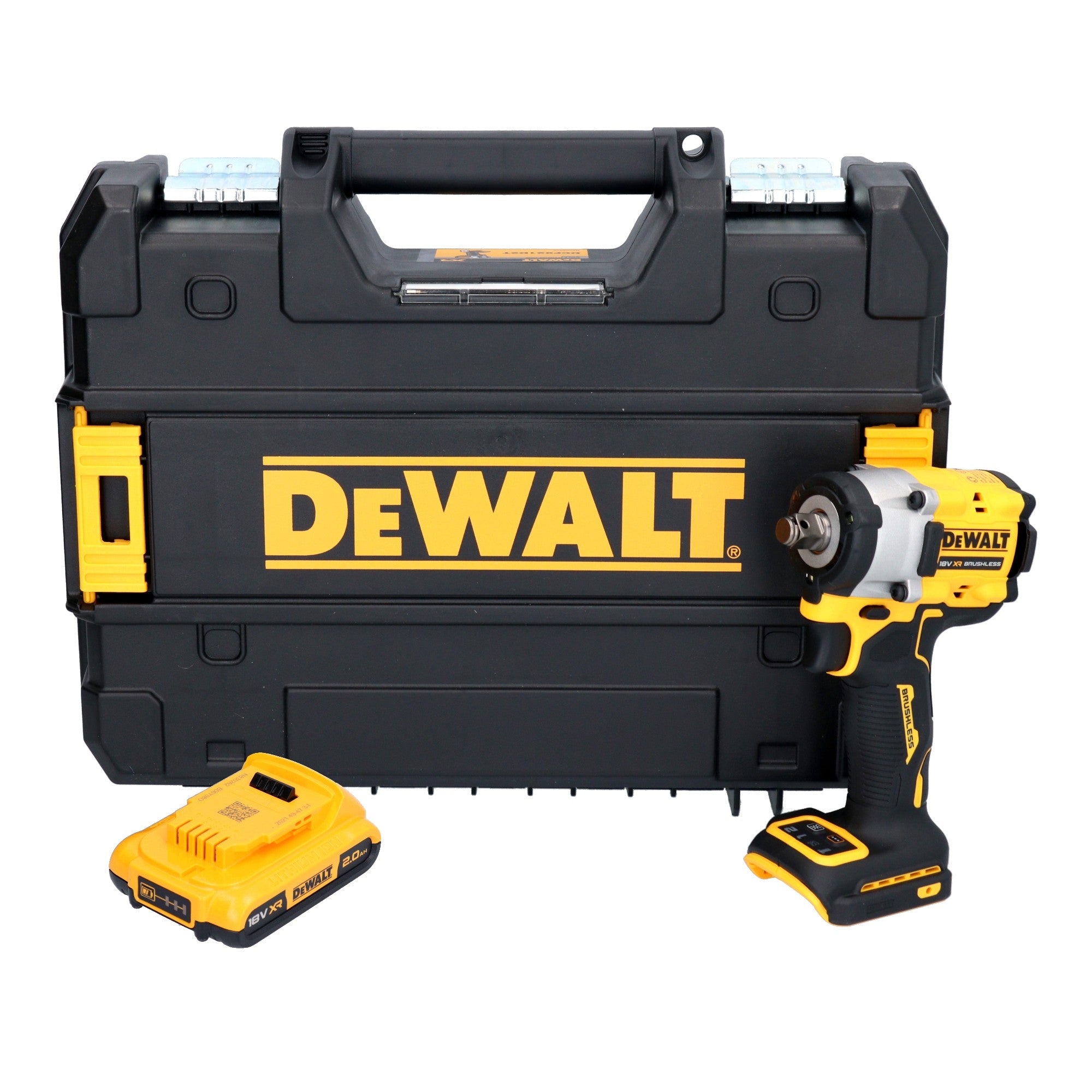DeWalt DCF 921 NT Akku Schlagschrauber 18 V 400 Nm 1 2 Brushless 1x Akku 2 0 Ah TSTAK ohne Ladegeraet 0 - toolbrothers
