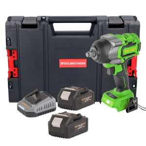Procraft PWA36bb Akku Schlagschrauber 20 V 850 Nm 1/2" Brushless + 2x Akku 4,0 Ah + Ladegerät + RHINO Toolcase