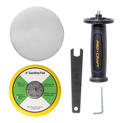 Procraft PM20bb Akku Poliermaschine 20 V 150 mm 1x Akku 2 0 Ah ohne Ladegeraet 3 - toolbrothers