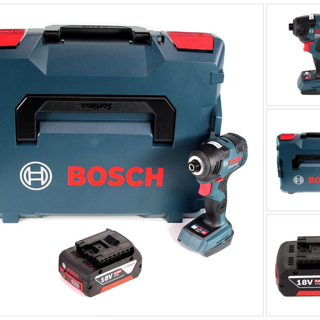 Bosch GDR 18 V-200 C Akku Drehschlagschrauber 18 V 1/4" in L-Boxx + 1 x 5,0 Ah Akku - ohne Ladegerät - Toolbrothers