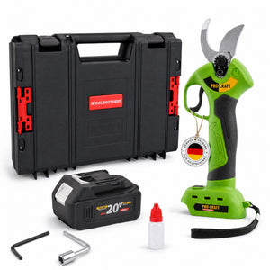 Procraft ES28Li bb Akku Astschere Gartenschere 20 V 25 mm + 1x Akku 4,0 Ah + RHINO Toolcase - ohne Ladegerät