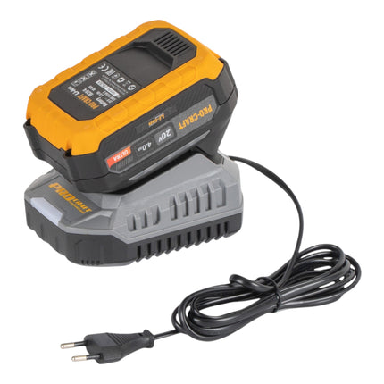 Procraft Industrial CD20A Akku Schlagbohrschrauber 20 V 85 Nm 1x Akku 4 0 Ah Ladegeraet 32 tlg Bit Set Koffer 2 - toolbrothers