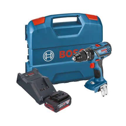Bosch GSB 18V 28 Professional Akku Schlagbohrschrauber 18 V 63 Nm 1x Akku 4 0 Ah Ladegeraet L Case 0 - toolbrothers