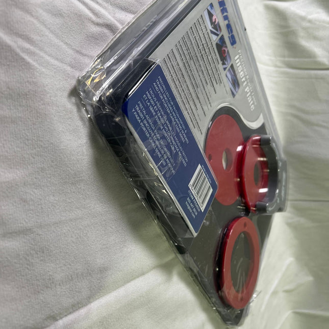 KREG PRS4034 Fraestisch Einlegeplatte vorgebohrt 298 x 235 x 9 mm 3x Reduzierring 25 mm 30 mm 67 mm OVP Beschaedigt 0 - toolbrothers