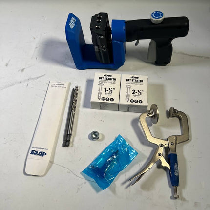 KREG Pocket Hole Jig 520 PRO Taschenloch Bohrschablone KPHJ520PRO Stufenbohrer Bit Schrauben Zwinge Gebraucht 2 - toolbrothers