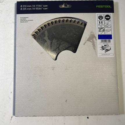 Festool HW 225x2 6x30 TF68 Kreissaegeblatt Aluminium Plastics 488291 225 x 2 6 x 30 mm 68 Zaehne fuer Aluminium NE Metalle Kunststoffe PVC Gebraucht 0 - toolbrothers