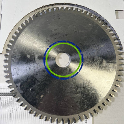 Festool HW 225x2 6x30 TF68 Kreissaegeblatt Aluminium Plastics 488291 225 x 2 6 x 30 mm 68 Zaehne fuer Aluminium NE Metalle Kunststoffe PVC Gebraucht 2 - toolbrothers