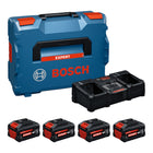 Bosch EXPERT 4x EXBA18V 55 EXAL18V2 320 Starter Set 18 V 4x Akku 5 5 Ah Ladegeraet 16 A L Boxx 0 - toolbrothers
