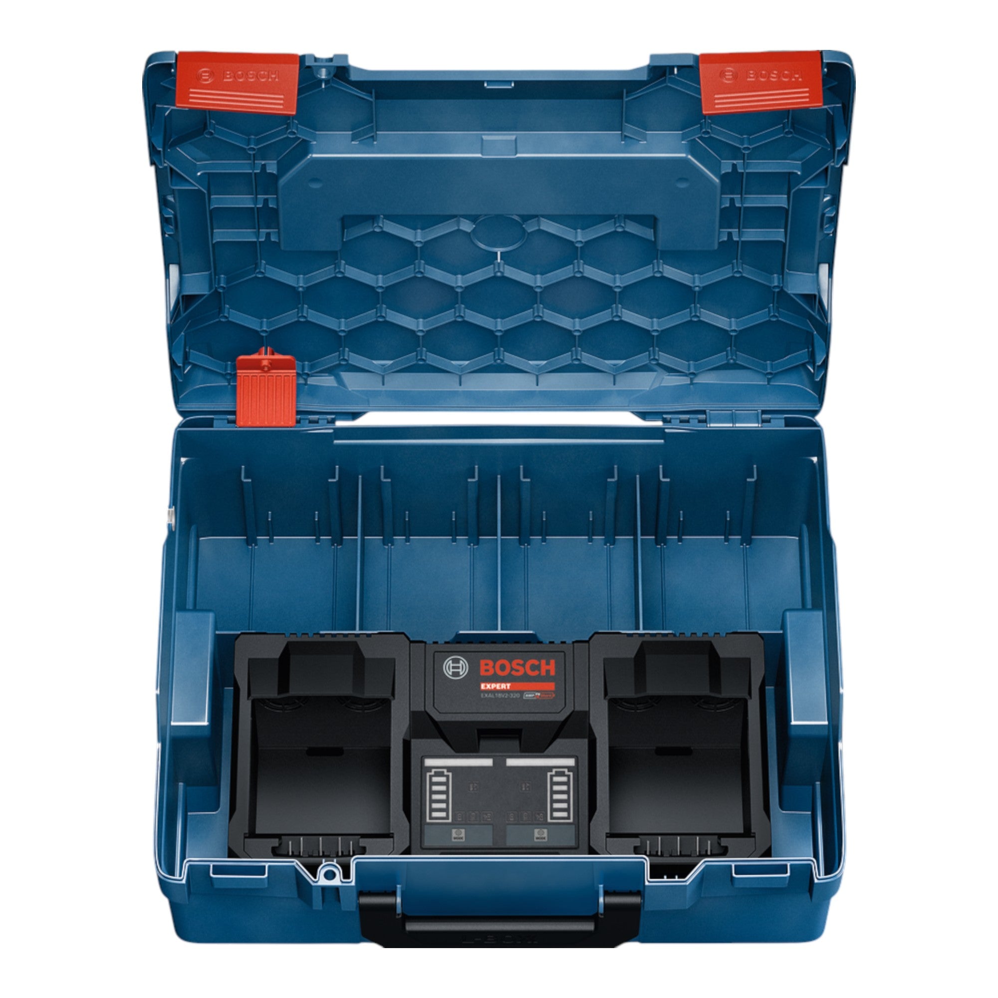 Bosch EXPERT 4x EXBA18V 80 EXAL18V2 320 Starter Set 18 V 4x Akku 8 0 Ah Ladegeraet 16 A L Boxx 3 - toolbrothers