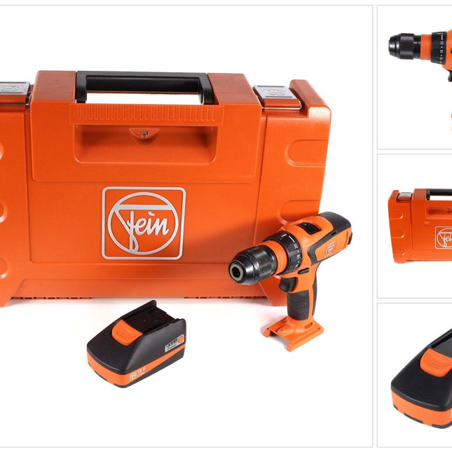FEIN ASCM 18 QSW Akku Bohrschrauber 18 V Brushless im Koffer + 1 x 2,5 Ah Akku - ohne Ladegerät - Toolbrothers