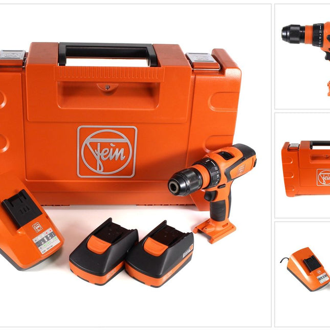 FEIN ASCM 18 QSW Akku Bohrschrauber 18 V Brushless im Koffer + 2 x 2,5 Ah Akku + Ladegerät - Toolbrothers