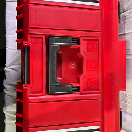 Qbrick System ONE 350 2 0 Technik RED ULTRA HD Custom Werkzeugkoffer modularer Organizer 585 x 385 x 320 mm 38 l stapelbar IP66 Leicht Gebraucht 3 - toolbrothers