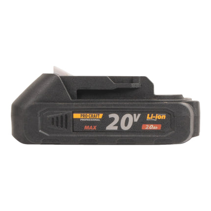 Procraft PC20bb Akku Kartuschenpistole 20 V 2000 N 280 310 ml 1x Akku 2 0 Ah ohne Ladegeraet 2 - toolbrothers