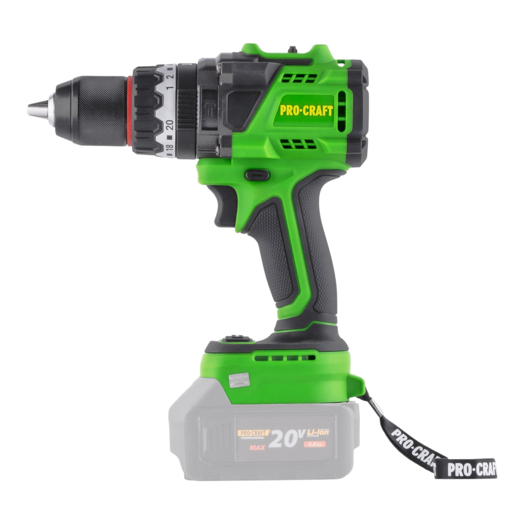 Procraft PA18ProBL BB Akku Schlagbohrschrauber 20 V 180 Nm Brushless 1x Akku 4 0 Ah RHINO Toolcase ohne Ladegeraet 1 - toolbrothers