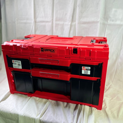 Qbrick System ONE Drawer 2 Plus Toolbox 2 0 Red Ultra HD modularer Werkzeugkasten 587 x 380 x 340 mm 9 l 20 l Beschaedigt 0 - toolbrothers