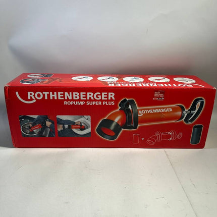 Rothenberger ROPUMP Super Plus Adapter k l 072070X Saugdruck Rohrreiniger Handpumpe Leicht Gebraucht 3 - toolbrothers