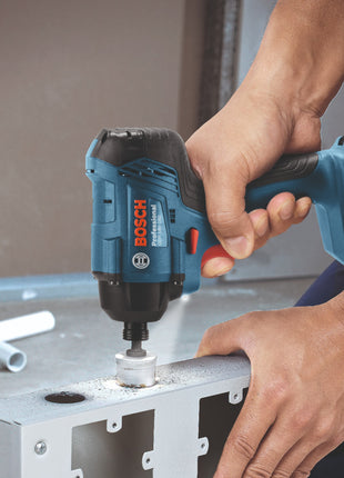 Bosch GDR 18 V-160 Cordless Impact Driver 18 V 1/4" + 2x Batteries 2.0 Ah + 1x Charger