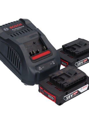 Bosch GDR 18 V-160 Avvitatore ad impulsi a batteria 18 V 1/4" + 2x Batterie GBA 2,0 Ah + Caricabatterie Bosch GAL 1880 CV