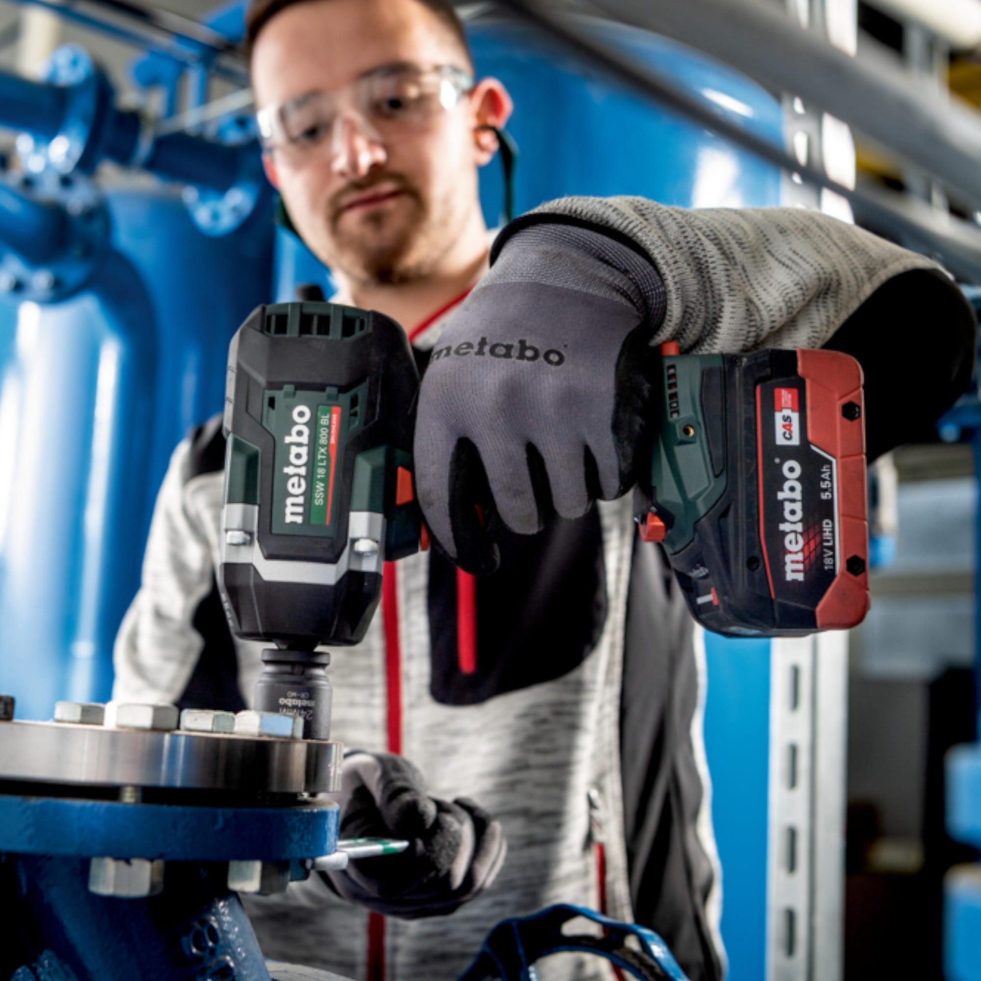 Metabo SSW 18 LTX 800 BL Akku Schlagschrauber 18 V 800 Nm 1 2 Brushless 1x Akku 4 0 Ah Ladegeraet 3 - toolbrothers