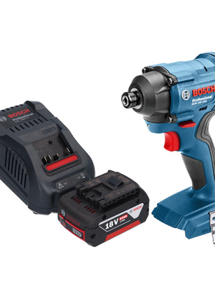 Bosch GDR 18V-160 Atornillador de impacto giratorio a batería profesional 18 V 160 Nm 1/4" + 1x batería 5,0 Ah + cargador