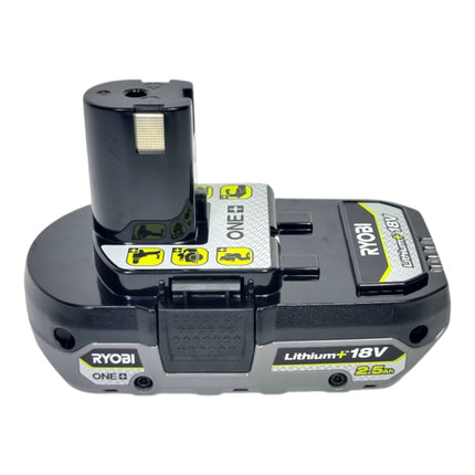 Ryobi 4x RB1825C Akku 18 V 2 5 Ah 2500 mAh Li Ion ONE 4x 5133005516 mit Ladestandanzeige 3 - toolbrothers