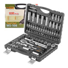 Procraft WS108 72 Steckschluessel Set 108 tlg 1 4 1 2 Ratsche Schluessel Stecknuss Bits Koffer 0 - toolbrothers