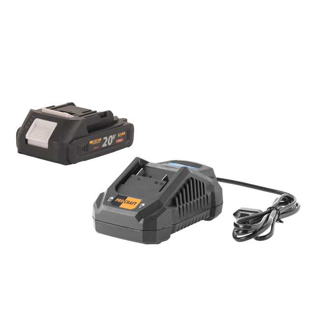 Procraft Starter Set 20 V 20 4A Schnell Ladegeraet 1x 20 2A Akku 2 0 Ah 0 - toolbrothers