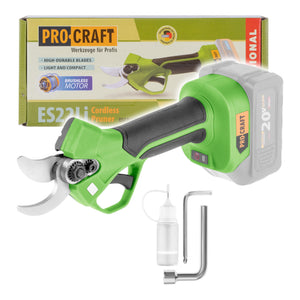 Procraft ES22Libb Akku Astschere 20 V 25 mm Brushless Solo - ohne Akku, ohne Ladegerät