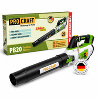 Procraft PB20 Akku Laubblaeser 20 V TURBO Solo ohne Akku ohne Ladegeraet 0 - toolbrothers