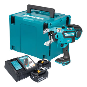 Makita DTR 181 RFJ Akku Bewehrungsverbinder 18 V 0,8 mm Brushless + 2x Akku 3,0 Ah + Ladegerät + Makpac