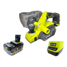 Ryobi R18PL 0 Akku Hobel 18 V 82 mm 1x Akku 4 0 Ah Ladegeraet 0 - toolbrothers