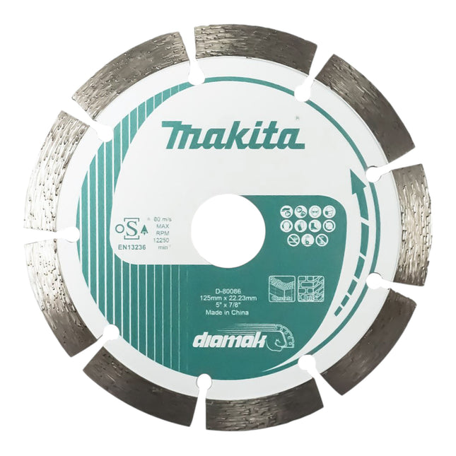 Makita Diamak Diamanttrennscheibe 125 x 22 23 mm D 80086  0 - toolbrothers