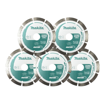 Makita 5x Diamak Diamanttrennscheibe 125 x 22 23 mm 5x D 80086  0 - toolbrothers