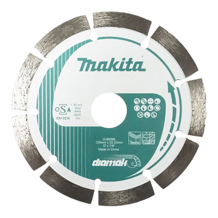 Makita 10x Diamak Diamanttrennscheibe 125 x 22 23 mm 10x D 80086  1 - toolbrothers