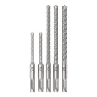 Bosch PRO SDS Plus 5X Hammerbohrer Set 5 tlg 5 6 8 10 mm 2608833910 fuer Bohrhaemmer 0 - toolbrothers