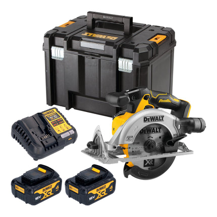 DeWalt DCS 565 M2T Akku Handkreissaege 18 V 165 mm Brushless 2x Akku 4 0 Ah Ladegeraet TSTAK 0 - toolbrothers