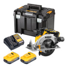 DeWalt DCS 565 H2T Akku Handkreissaege 18 V 165 mm Brushless 2x Powerstack Akku 5 0 Ah Ladegeraet TSTAK 0 - toolbrothers