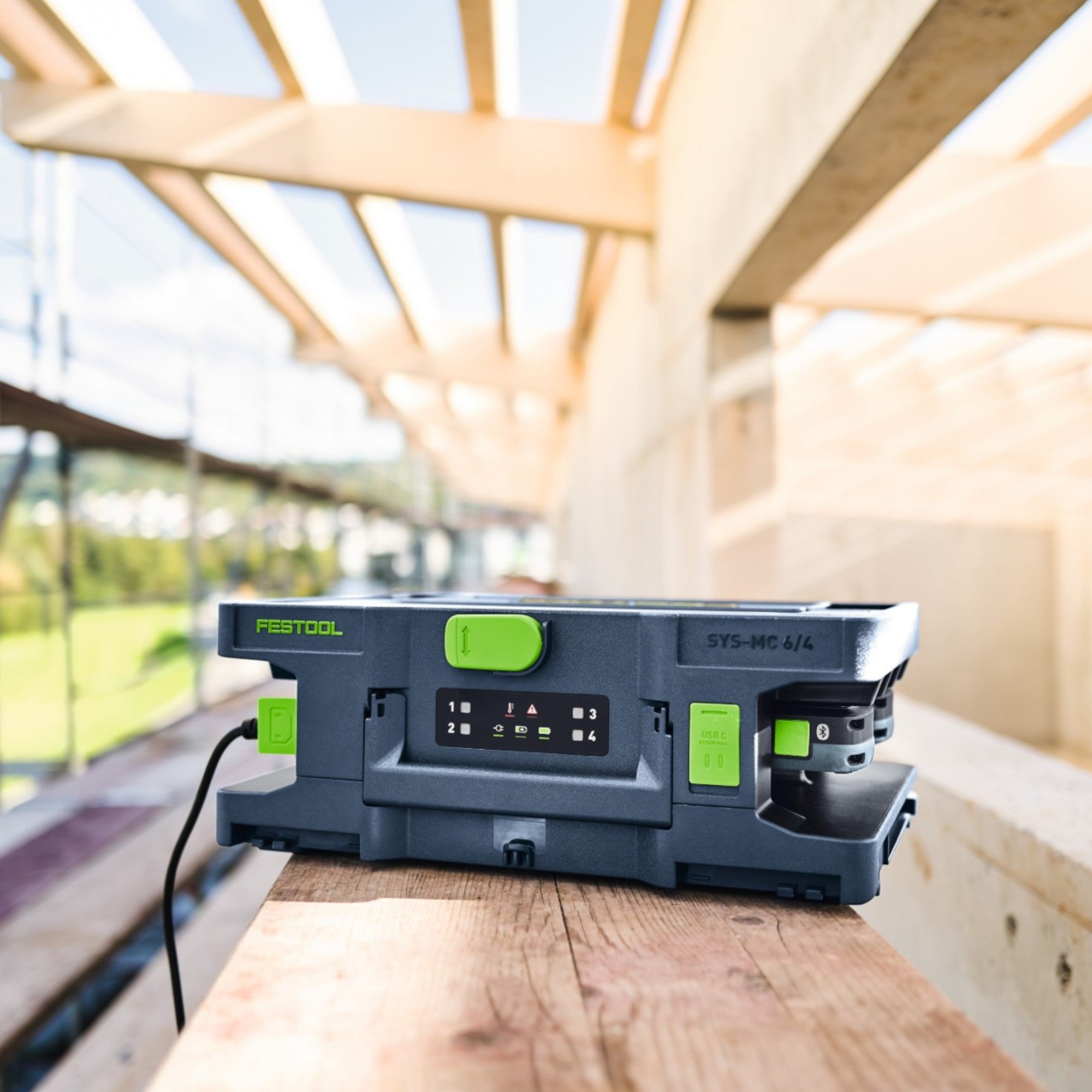 Festool SYS MC 6 4 Vierfach Schnell Ladegeraet 10 8 18 V 6 0 A 578489  4 - toolbrothers