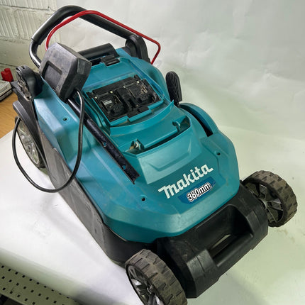 Makita DLM 382 Z Akku Rasenmaeher 36 V 2x 18 V 38 cm 40 l Mulchkeil ohne Akku ohne Ladegeraet 0 - toolbrothers