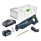Festool RSC 18 EB Basic Akku Saebelsaege 18 V Brushless 1x Akku 5 0 Ah Ladegeraet Systainer 0 - toolbrothers