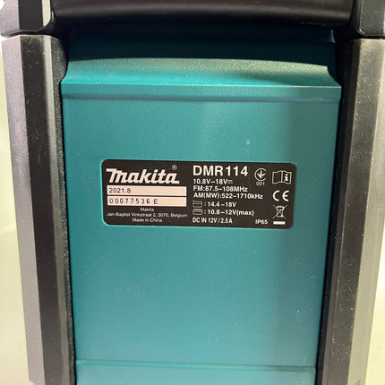 Makita DMR 114 Akku Baustellenradio 12 14 4 18 V AM FM Bluetooth IP 65 Neuwertig 2 - toolbrothers