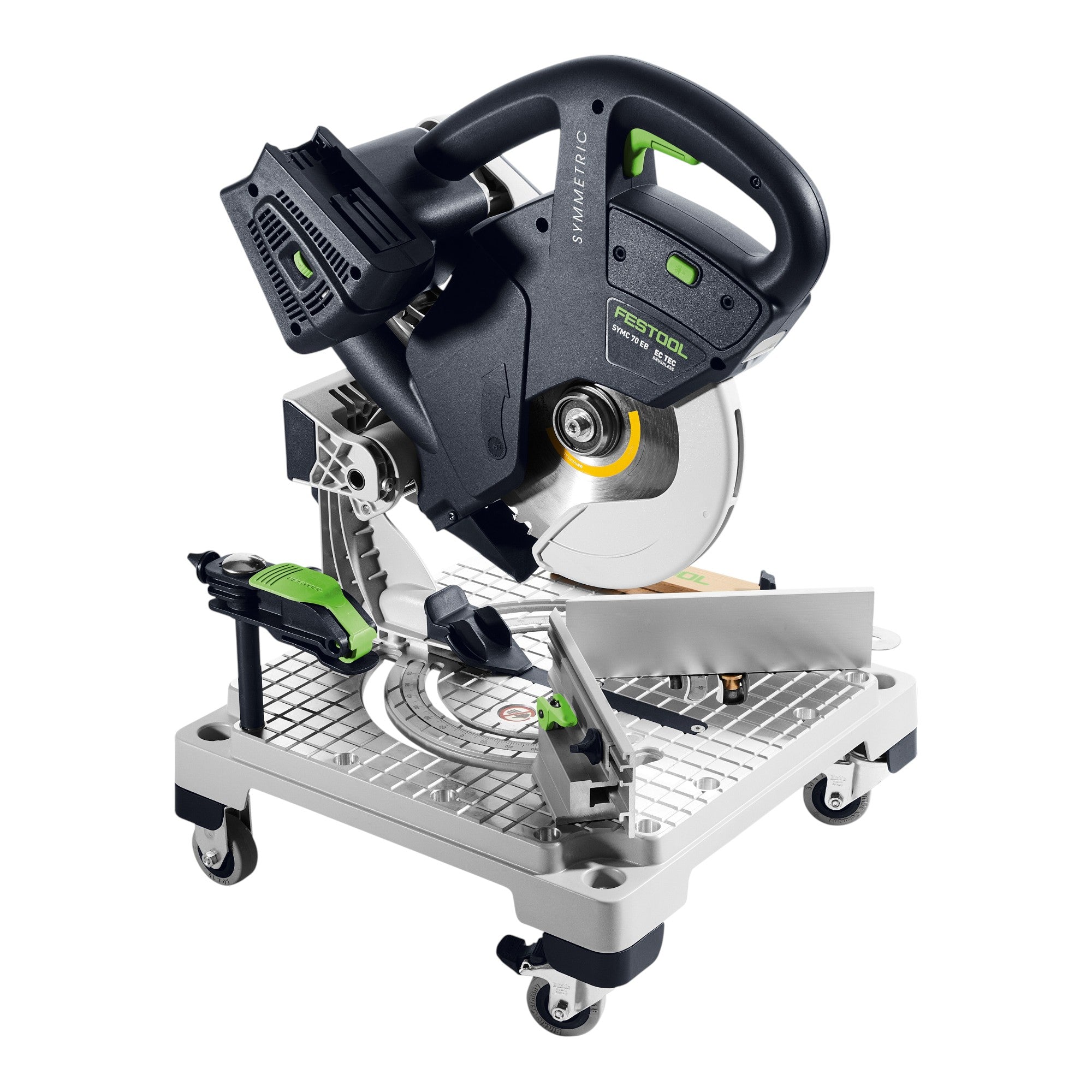 Festool SYMC 70 EB Basic SYMMETRIC Akku Leistensaege 36 V 2 x 18 V 216 mm 4x Akku 5 0 Ah Doppelladegeraet Systainer 1 - toolbrothers