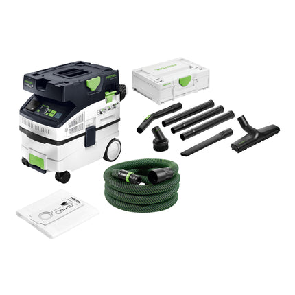 Festool CTM MIDI I CLEANTEC Absaugmobil 1200 Watt 15 l Staubkl M RS ST D 27 36 Plus Standard Reinigungsset 0 - toolbrothers
