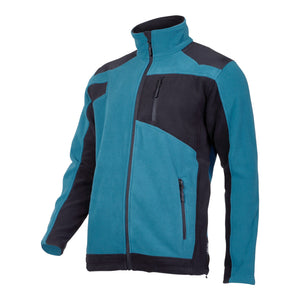 LAHTI PRO Fleecejacke mit Verstärkung Größe S ( L4011401 ) türkis schwarz
