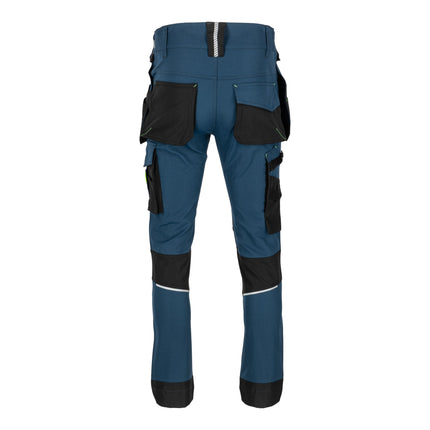 LAHTI PRO Stretch Arbeitshose Groesse M L4056002 blau schwarz gruen 2 - toolbrothers