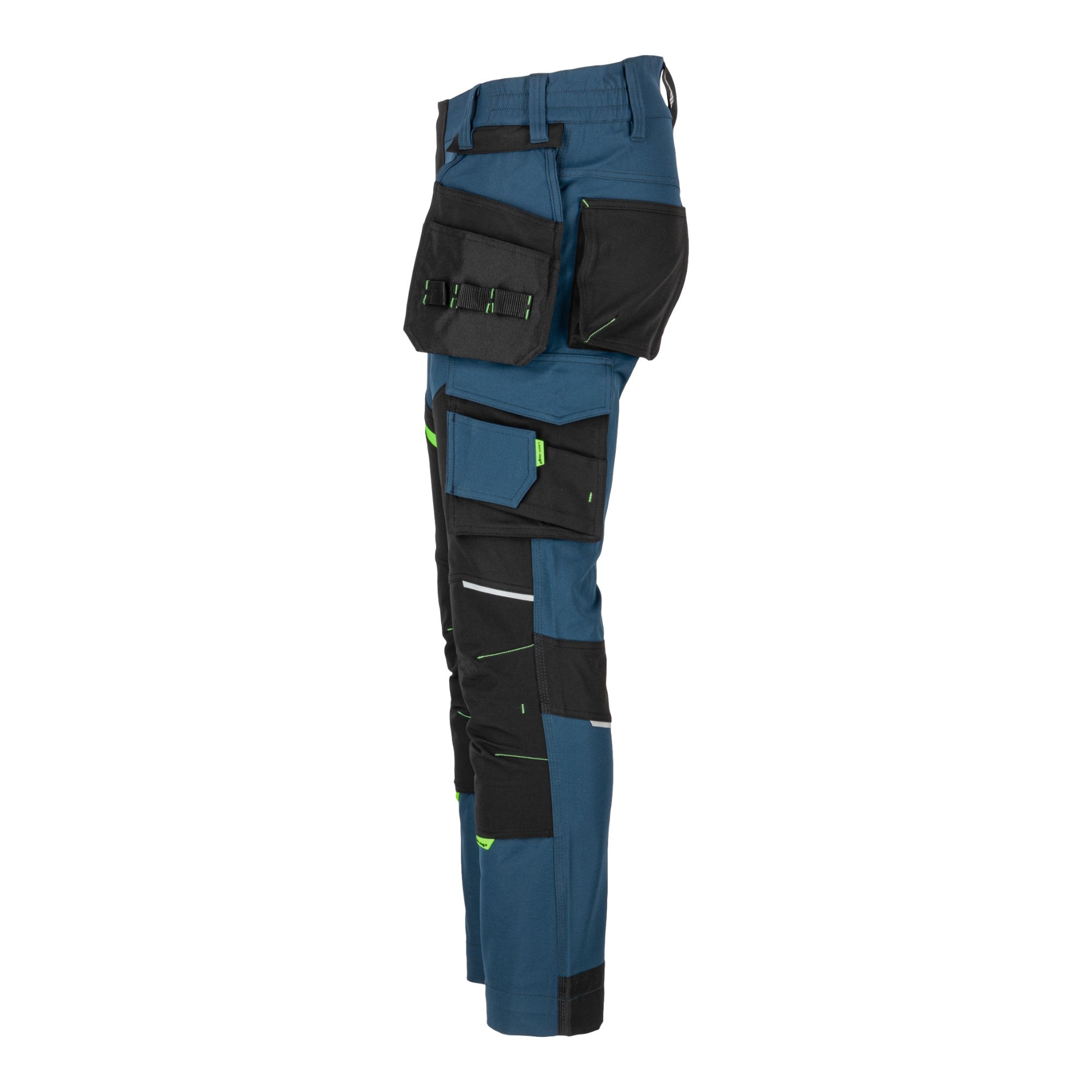 LAHTI PRO Stretch Arbeitshose Groesse XXXL L4056006 blau schwarz gruen 3 - toolbrothers