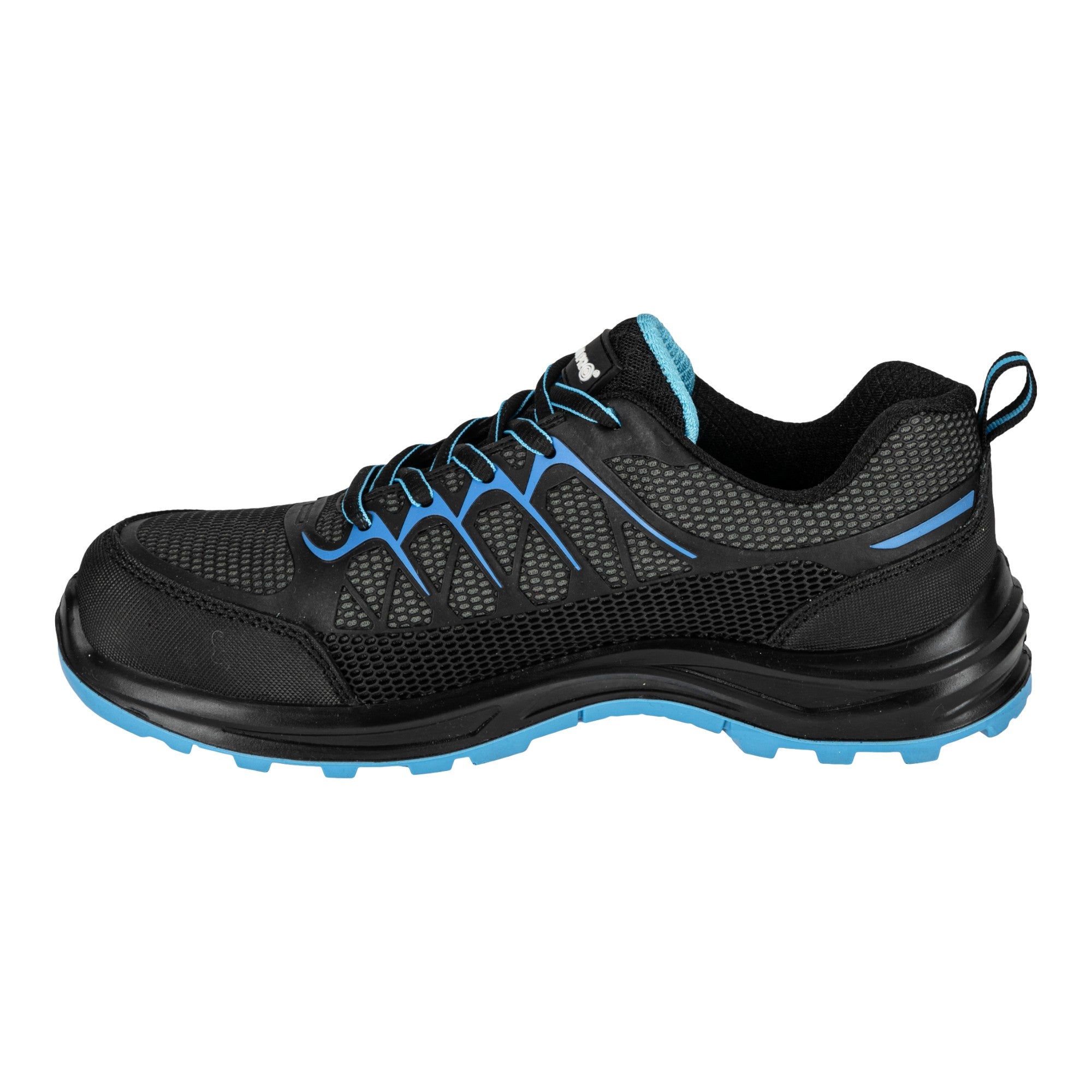 LAHTI PRO Sicherheitshalbschuh KPU Mesh S1P SRC Groesse 42 L3042242 schwarz blau 2 - toolbrothers