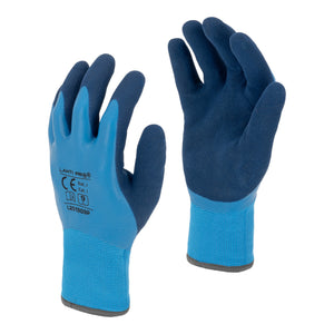 LAHTI PRO Latexbeschichtete Schutzhandschuhe mit Acryl Isolierung Größe 11 ( L251911K ) blau