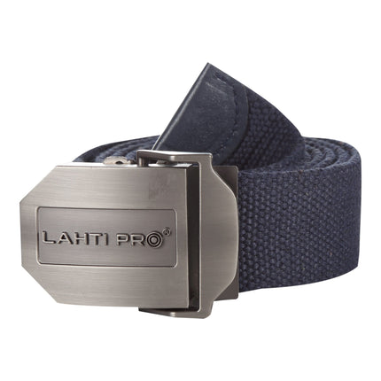 LAHTI PRO Stoff Guertel mit Schnellverschluss Schnalle 130 cm L9020300 marineblau 0 - toolbrothers