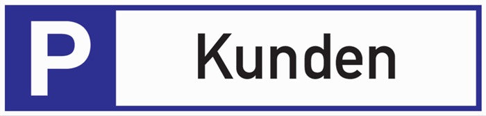 Parkplatzbeschilderung Parkplatz fuer Kunden 3000277692  0 - toolbrothers